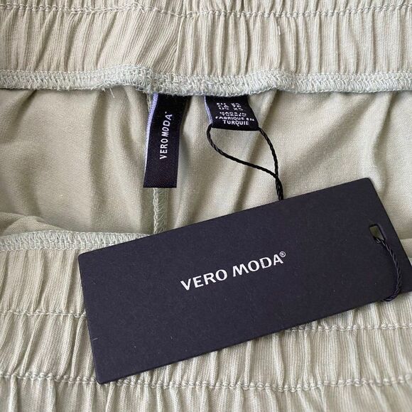 Vero Moda Nordstrom Womens Sage Green Shorts Lace Trim SZ XS NWT - Picture 8 of 11